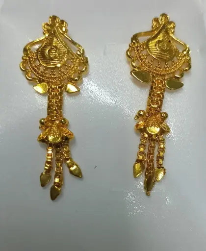 Dull earrings